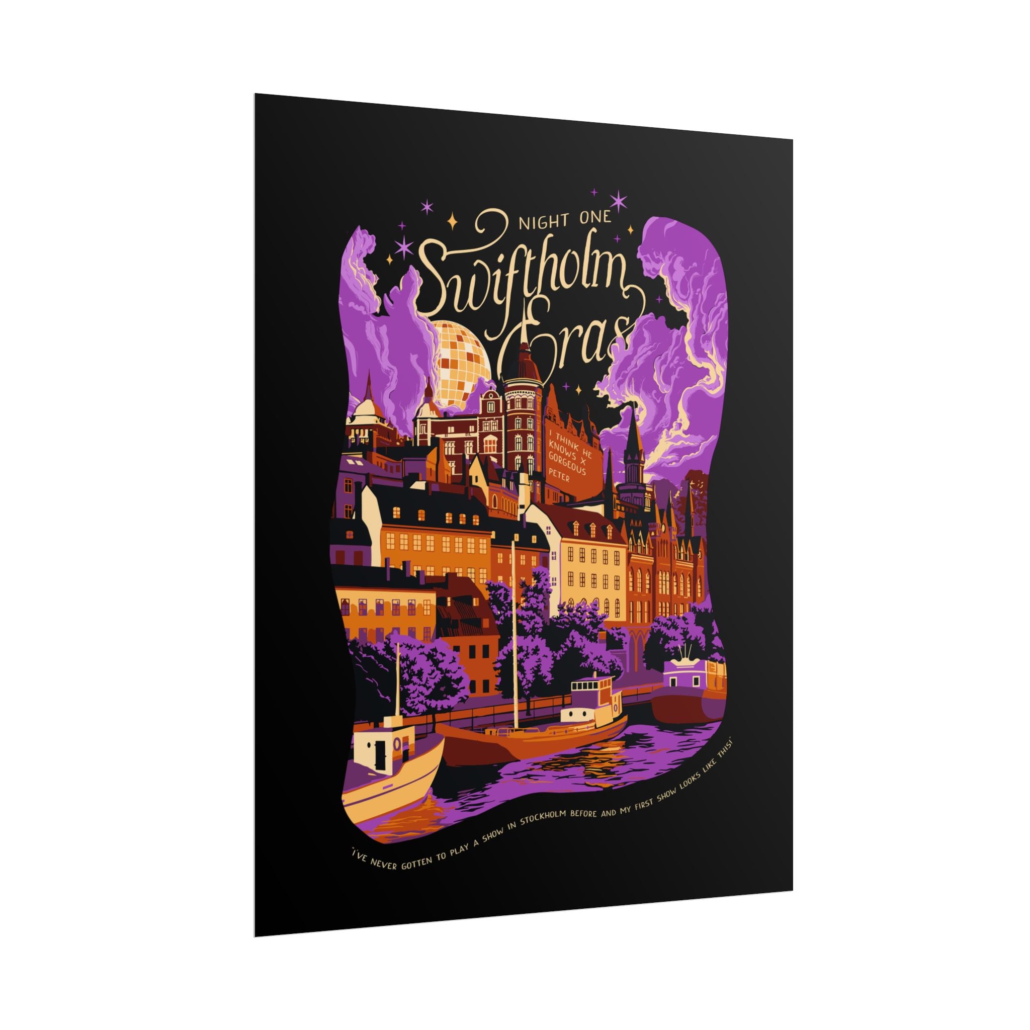Black Night One Swiftholm Eras Poster