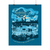 Blue Night Two Melbourne Eras Tour Poster