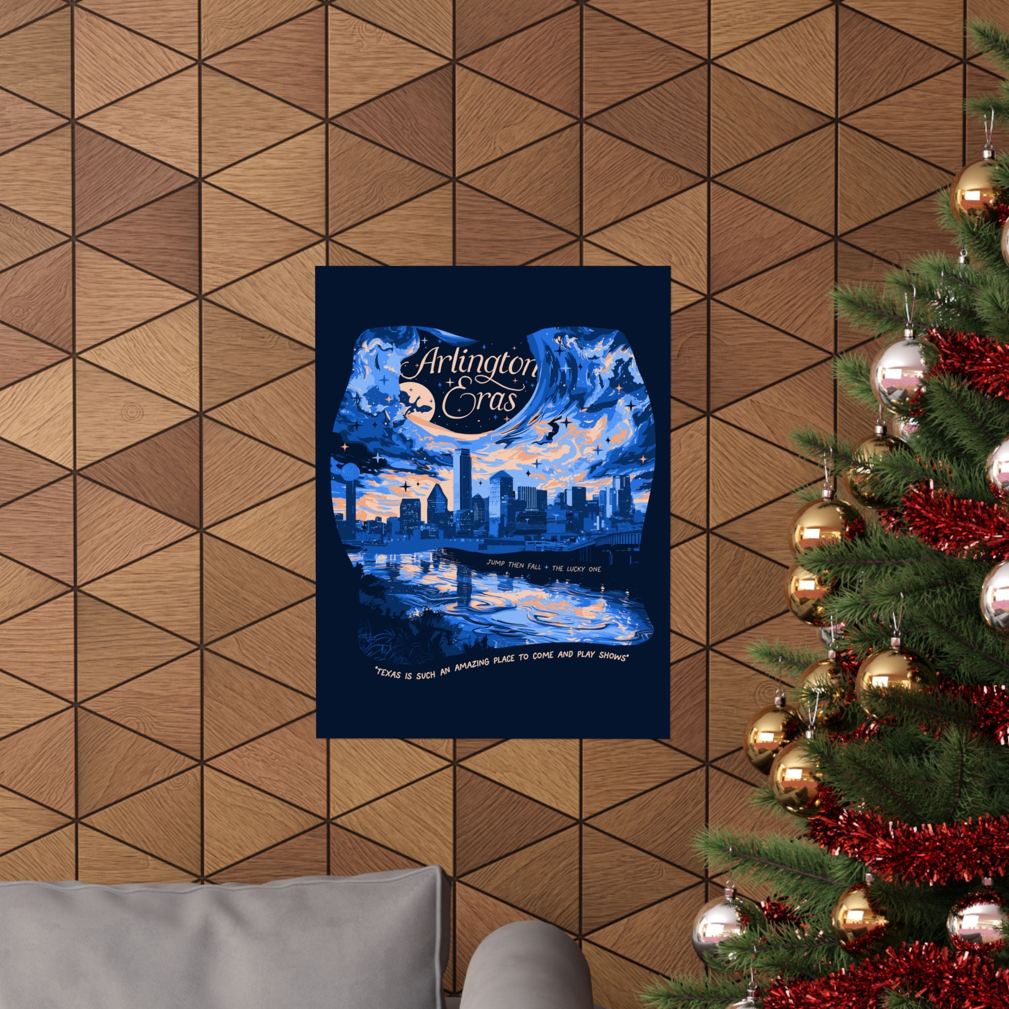 Navy Night Three Arlington Eras Tour Poster