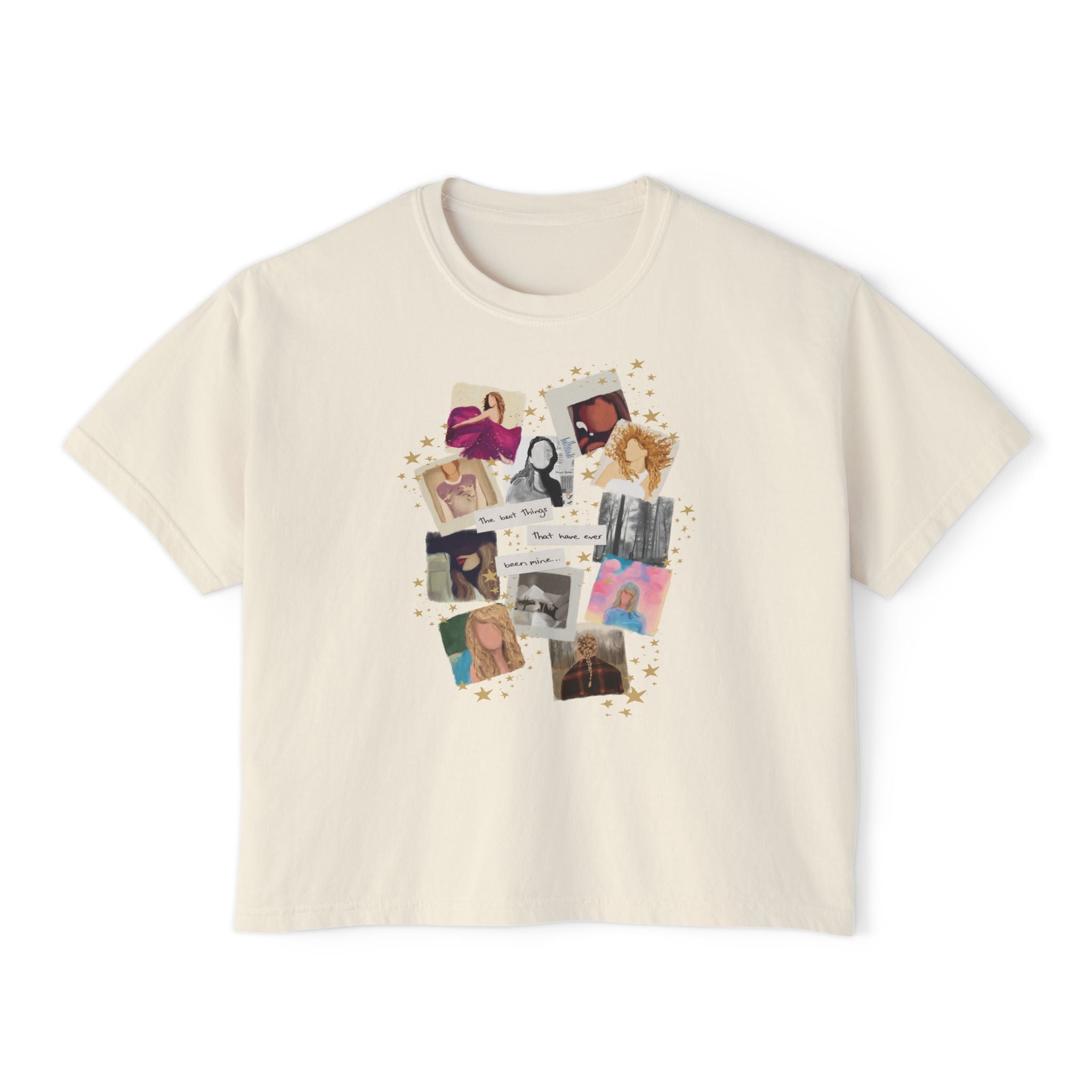 The Best Things That Have Ever Been Mine Comfort Colors Crop Top