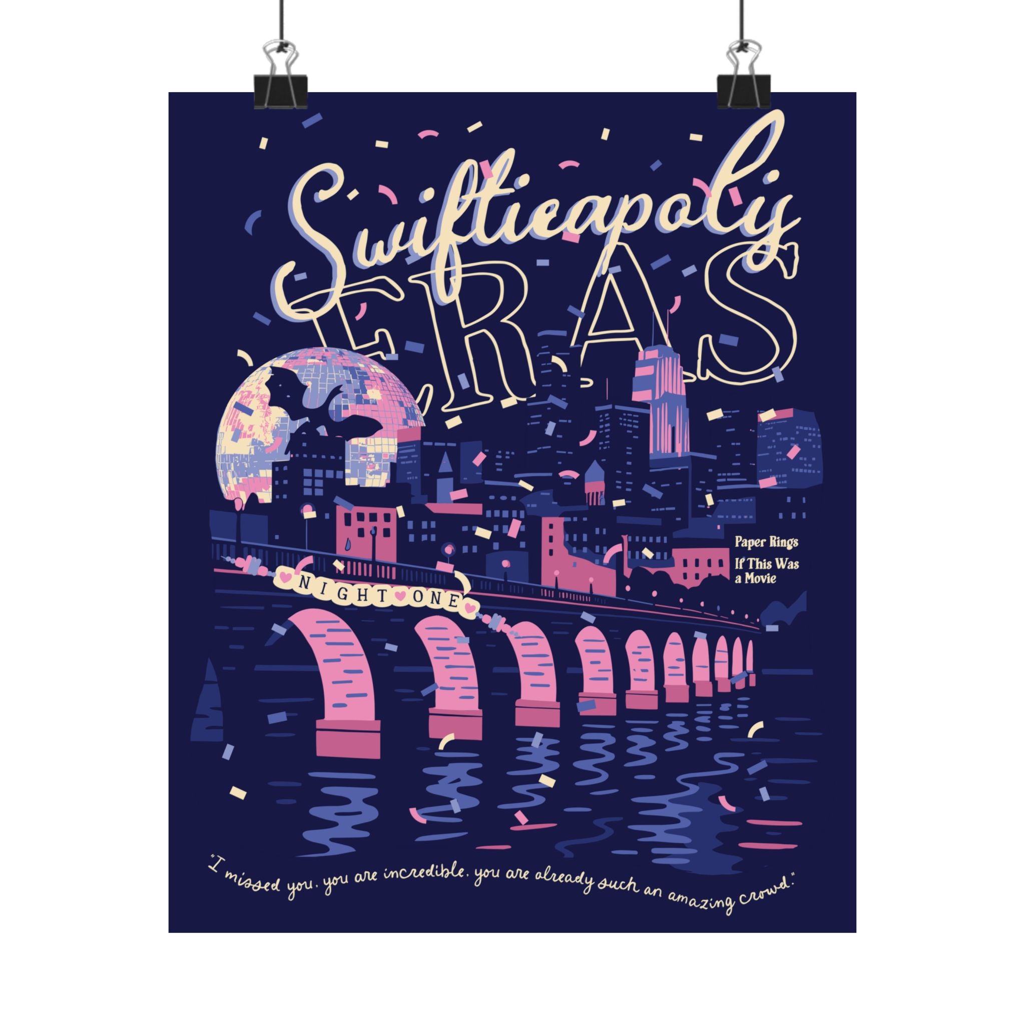 Navy Minneapolis Eras Night One Poster