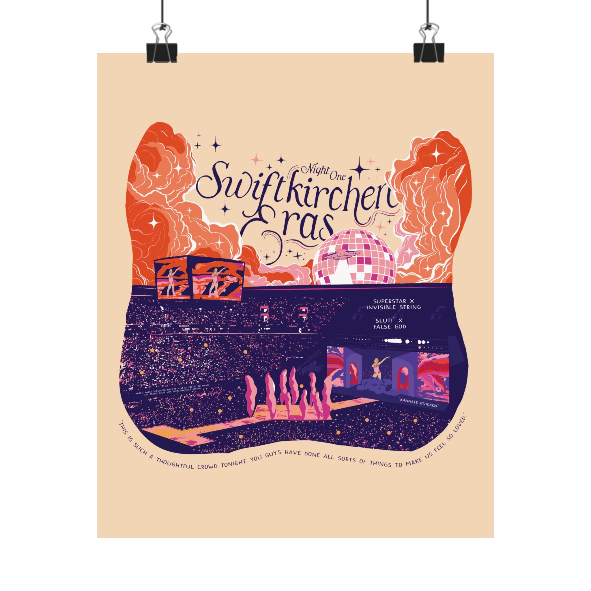 Ivory Gelsenkirchen Eras Night One Poster