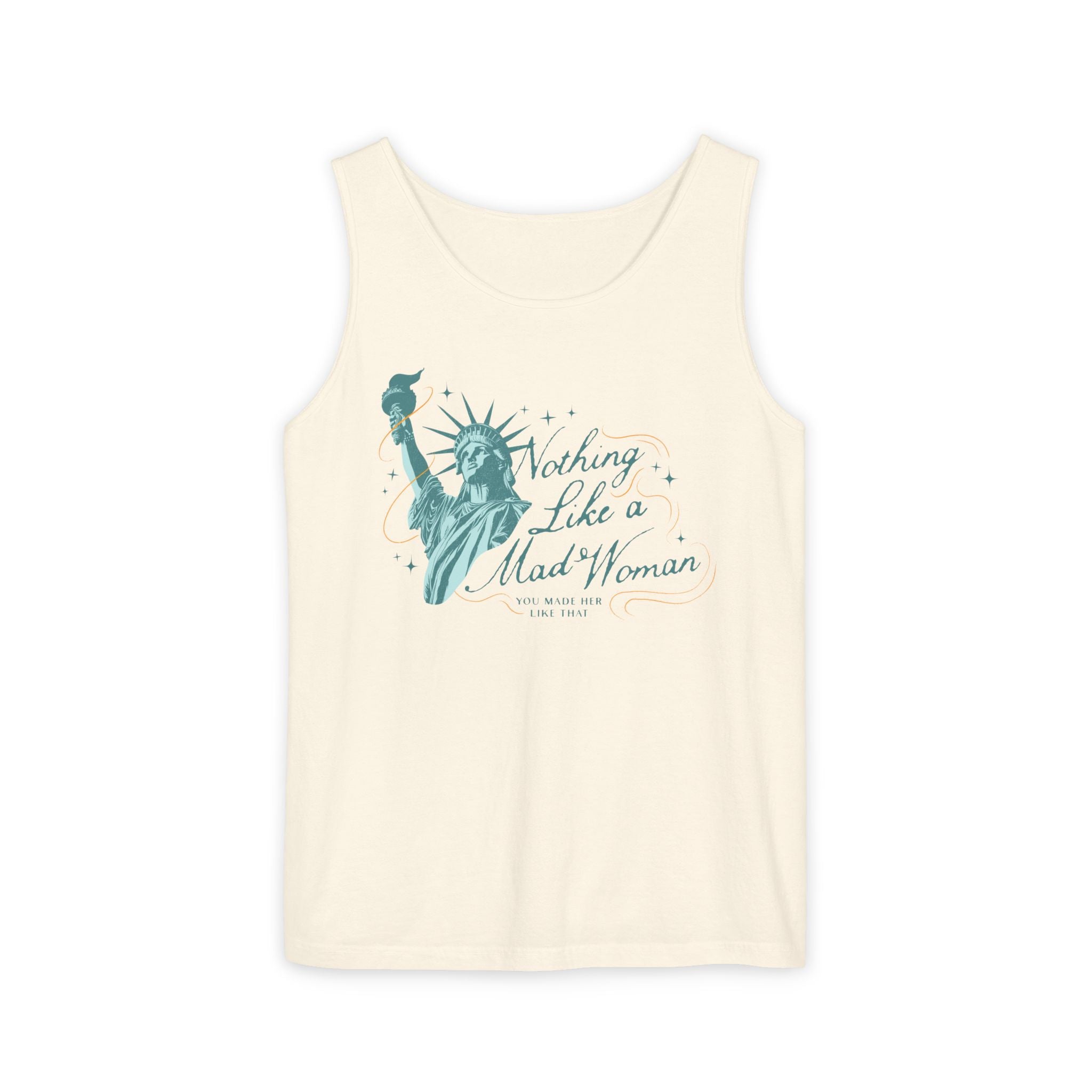 Mad Woman Liberty Comfort Colors Tank