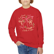 Kid's Sweet Dreams of Holly and Ribbon Crewneck Sweatshirt
