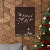 Brown Foxborough Rainiest Rain Show Poster