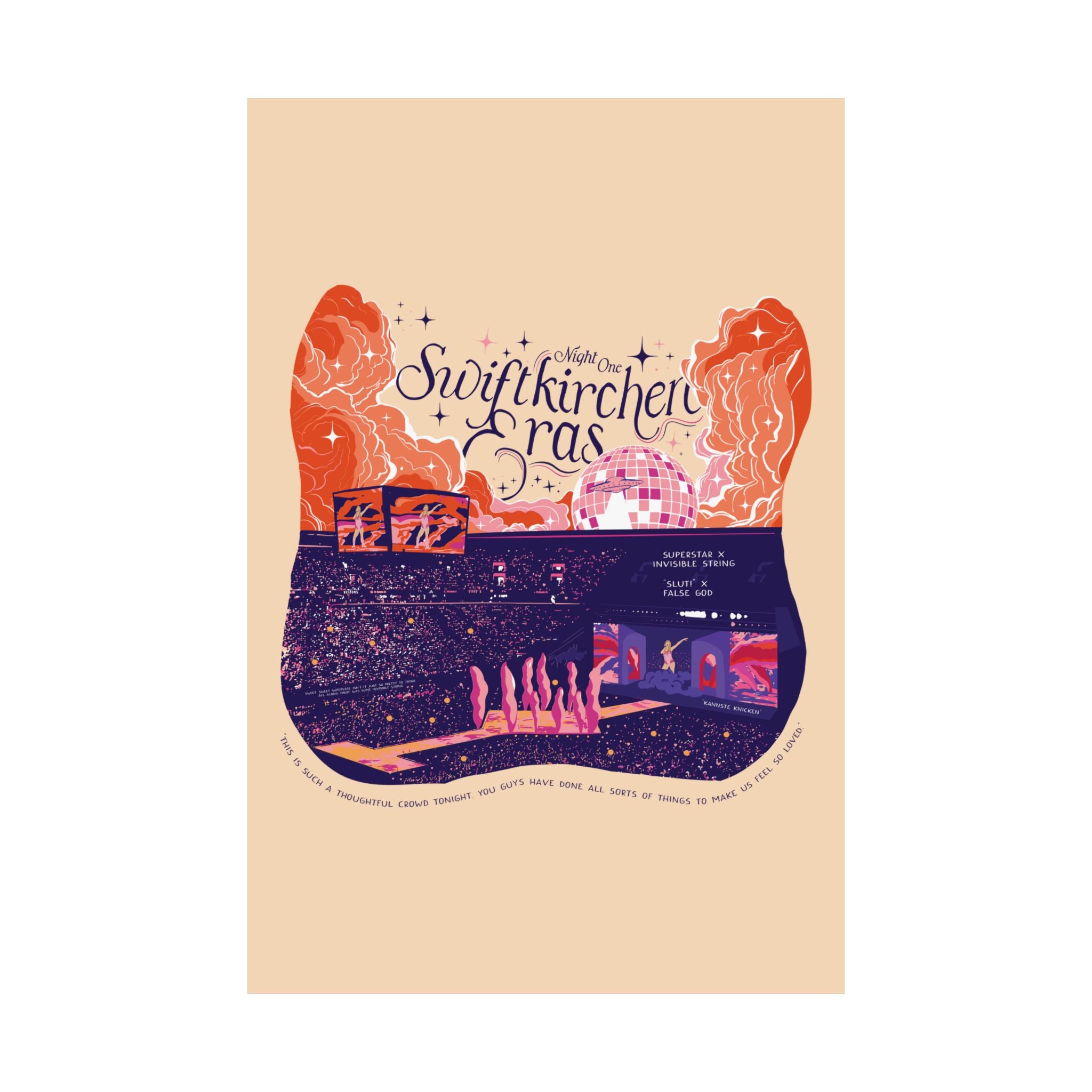 Ivory Gelsenkirchen Eras Night One Poster