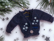 Knit Cardigan Ornaments