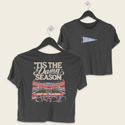 ’Tis the Damn Season Buffalo Boxy Tee in Pepper