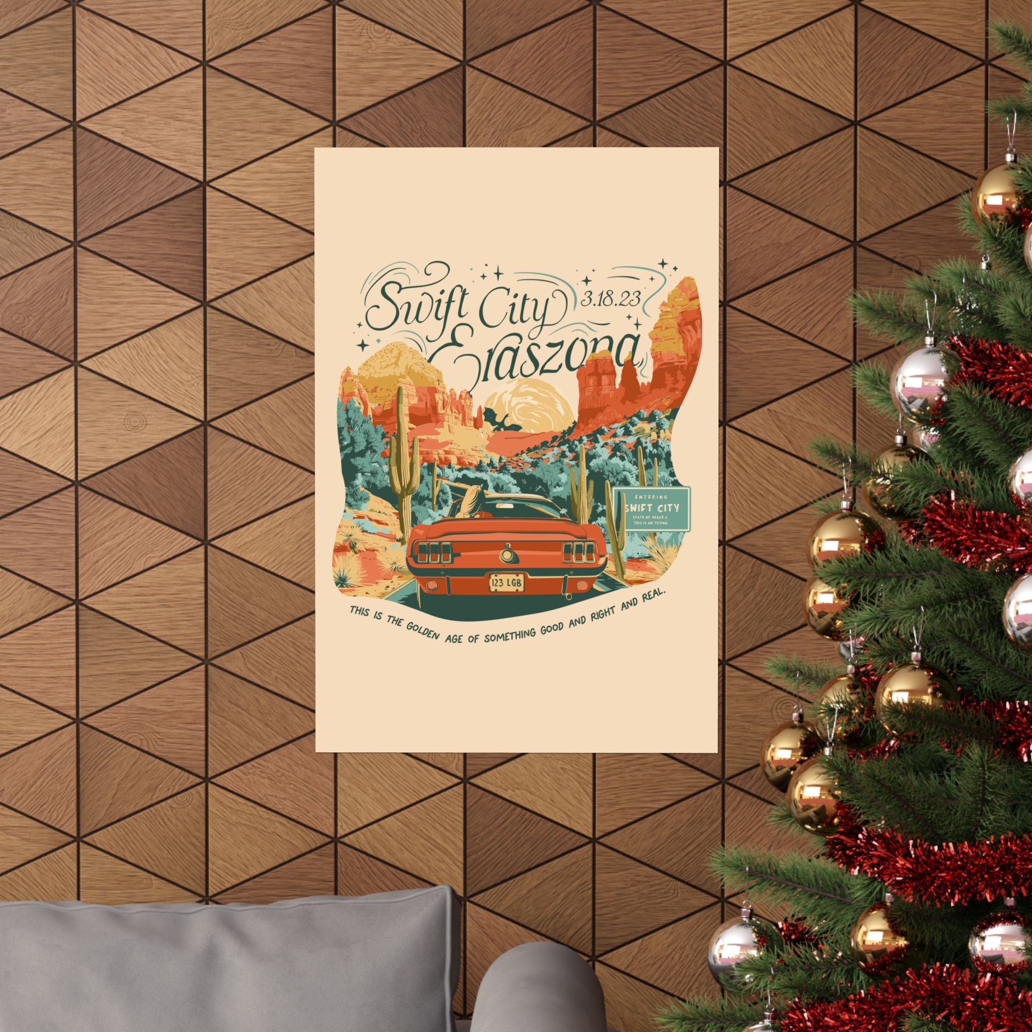 Ivory Night Two Sedona Drive Eraszona Tour Poster
