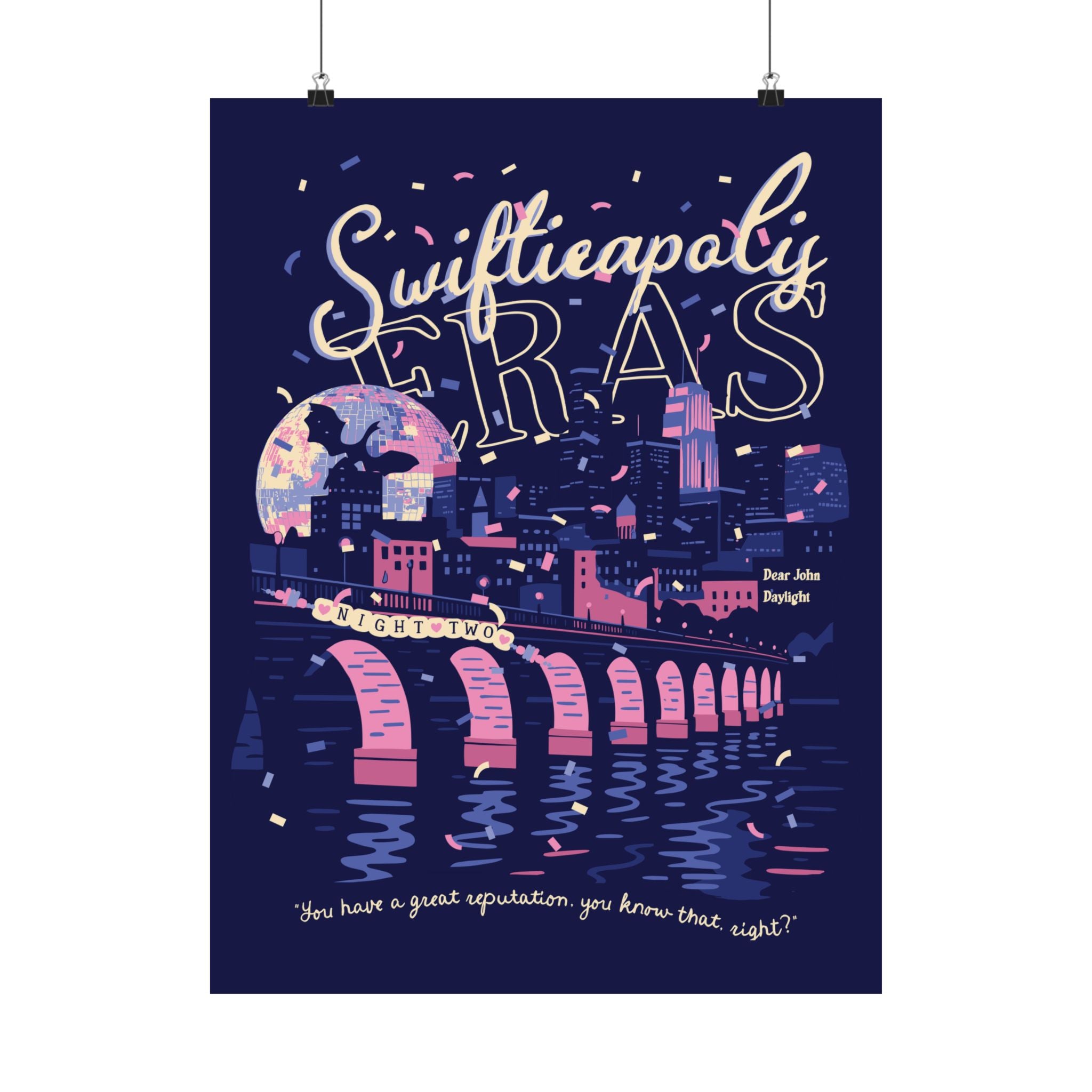 Navy Minneapolis Eras Night Two Poster