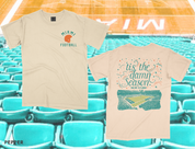 Miami Football 'Tis the Season Hard Rock Stadium Tee in Ivory