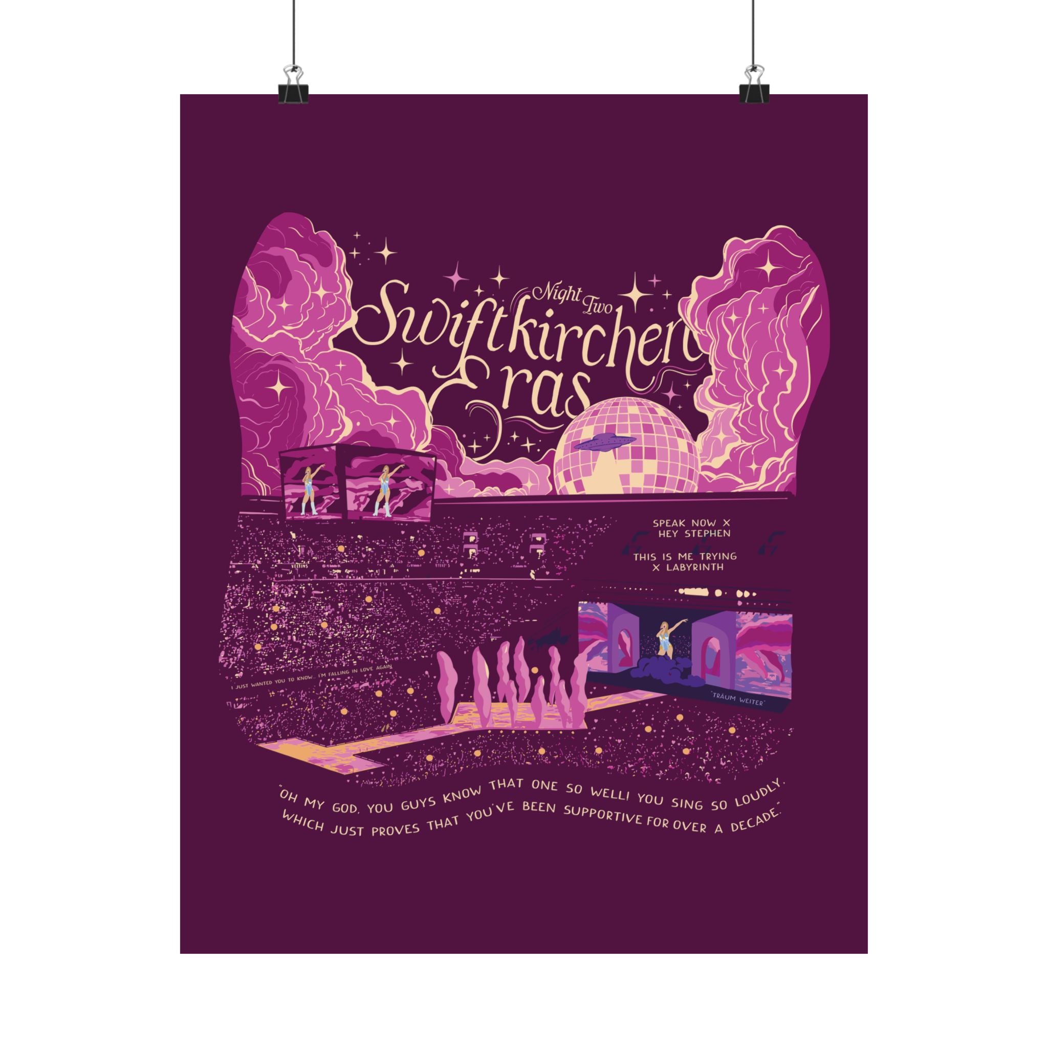 Berry Gelsenkirchen Eras Night Two Poster