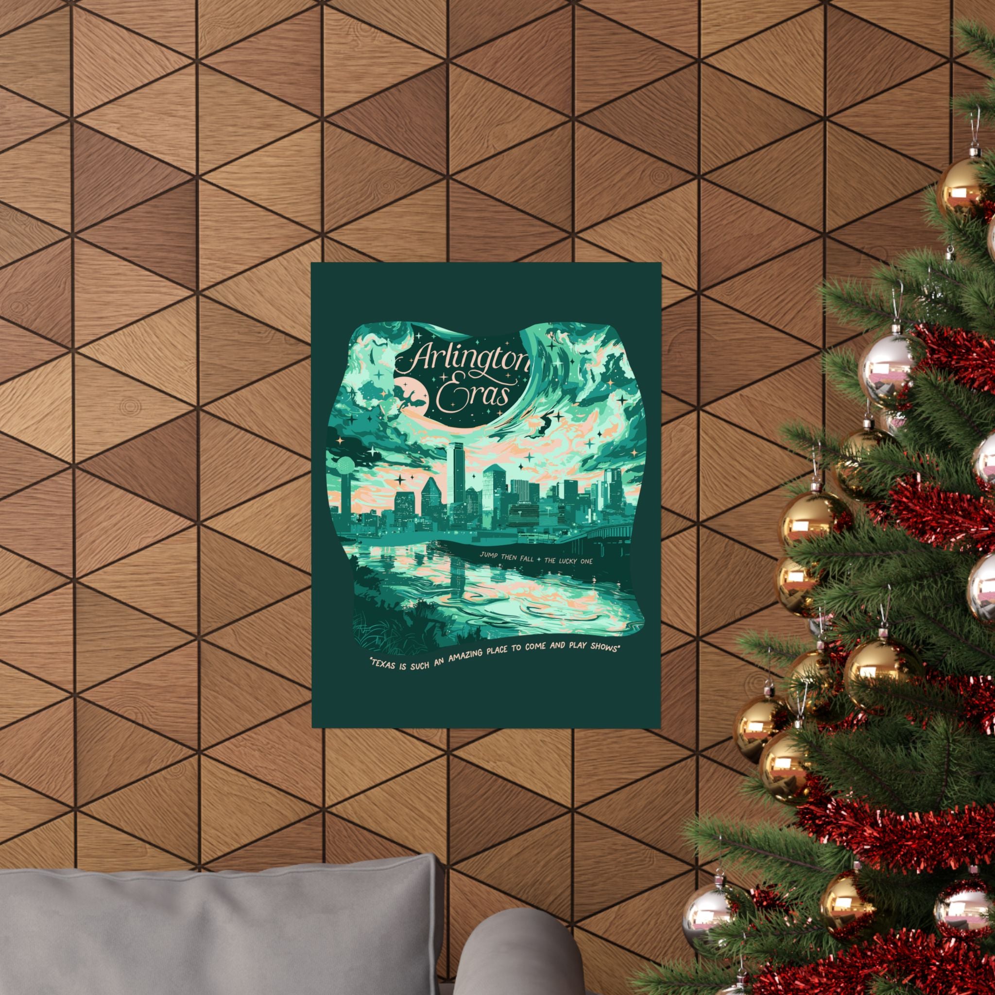 Emerald Night Three Arlington Eras Poster