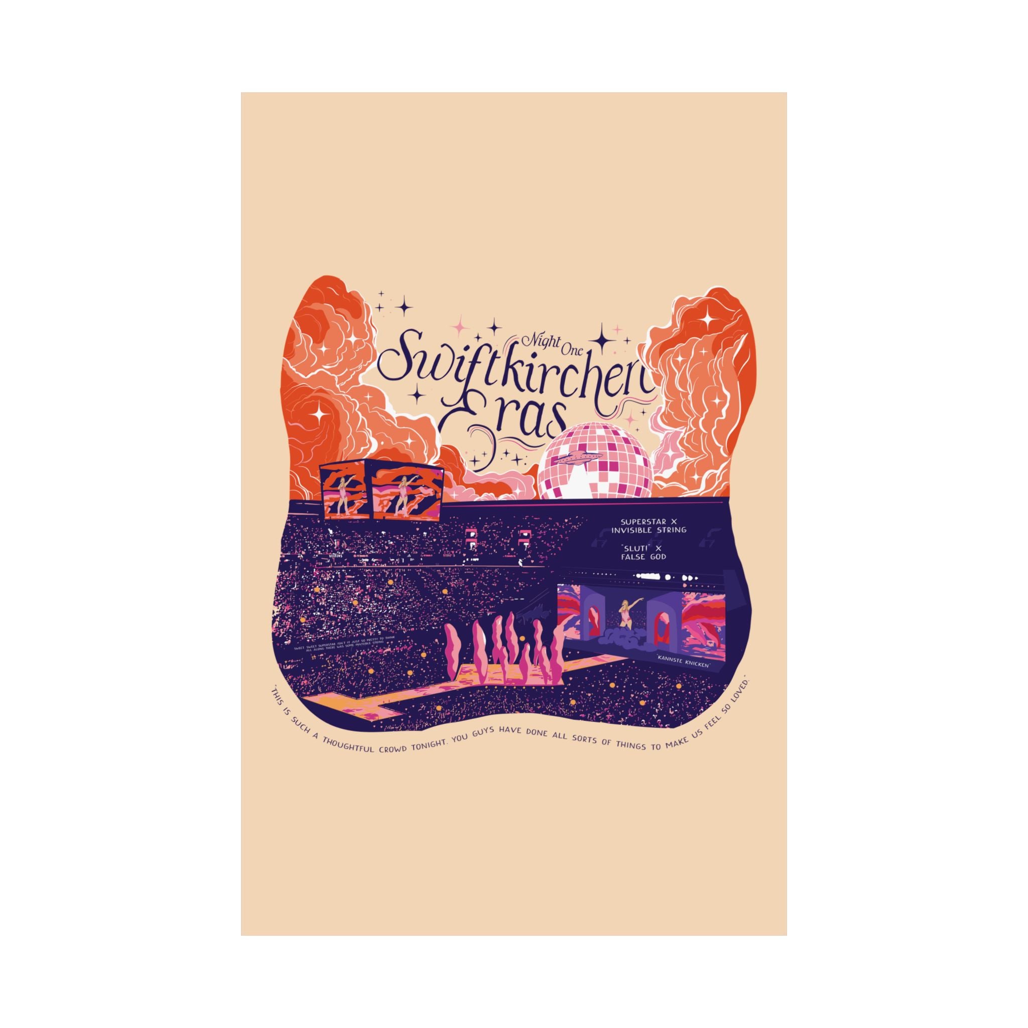 Ivory Gelsenkirchen Eras Night One Poster