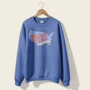 I Got a Soul Still Crewneck in Flo Blue