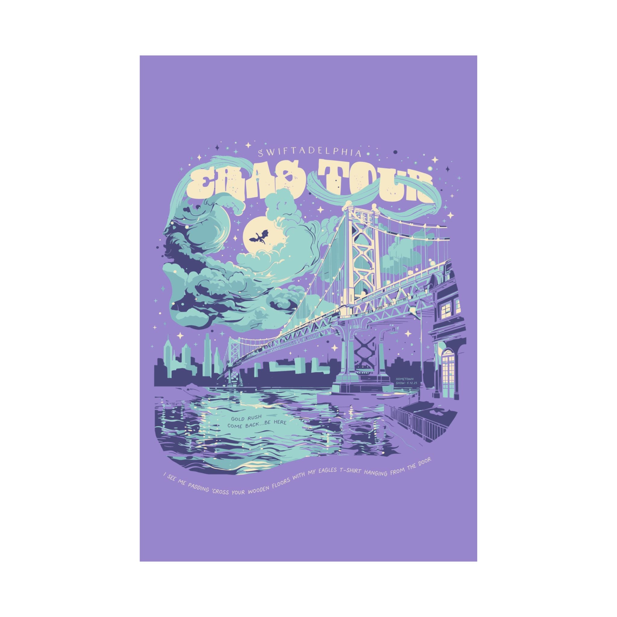 Violet Night One Swiftadelphia Poster