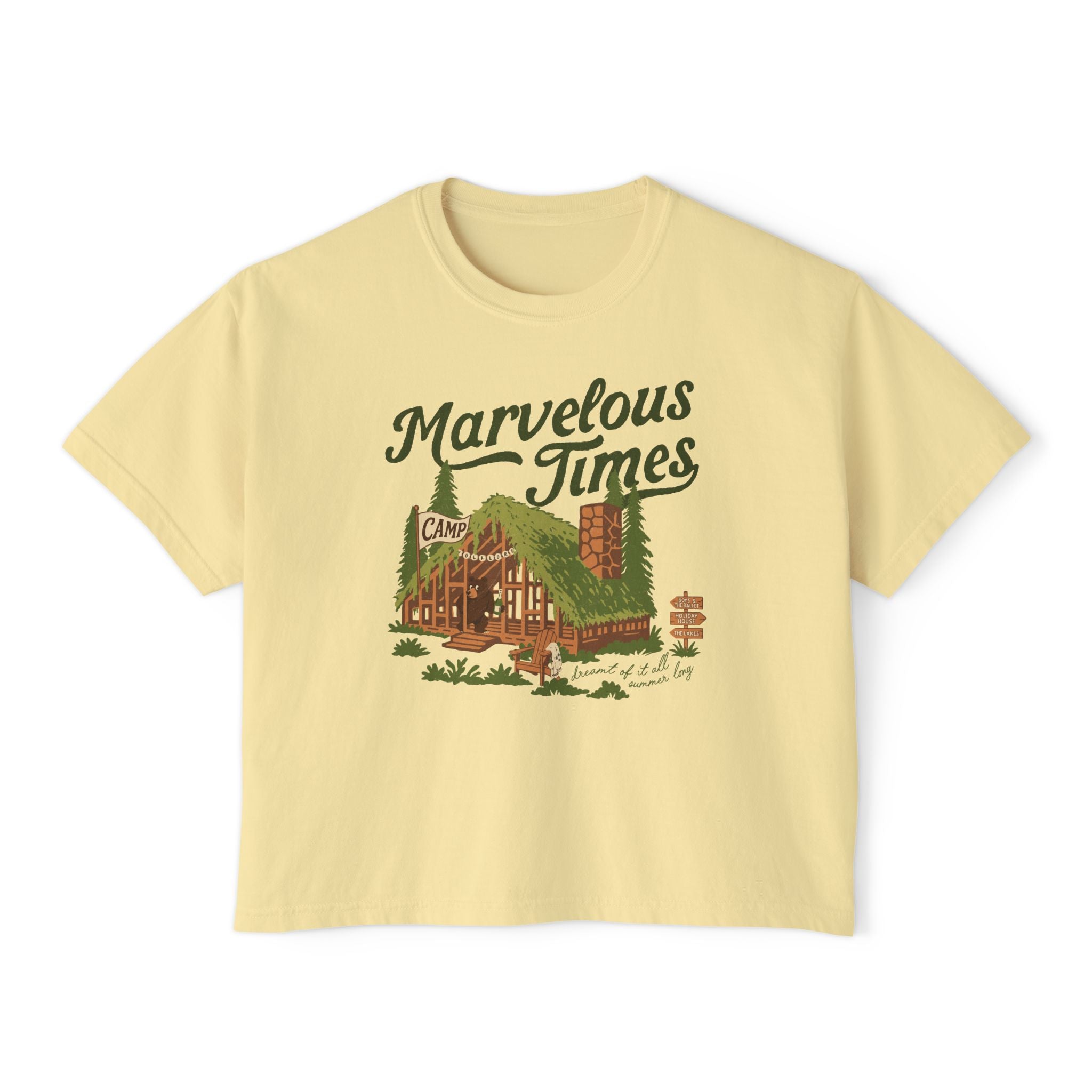 Camp Marvelous Times Crop Top