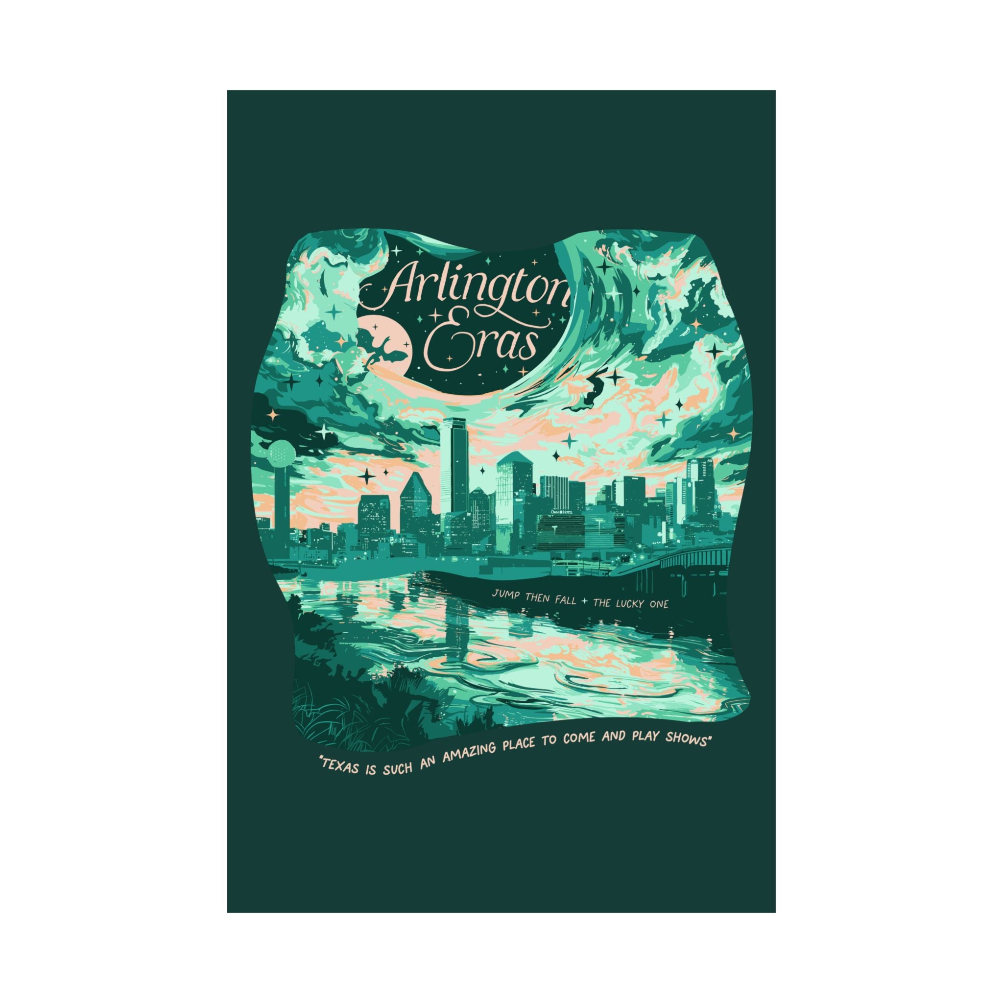 Emerald Night Three Arlington Eras Poster