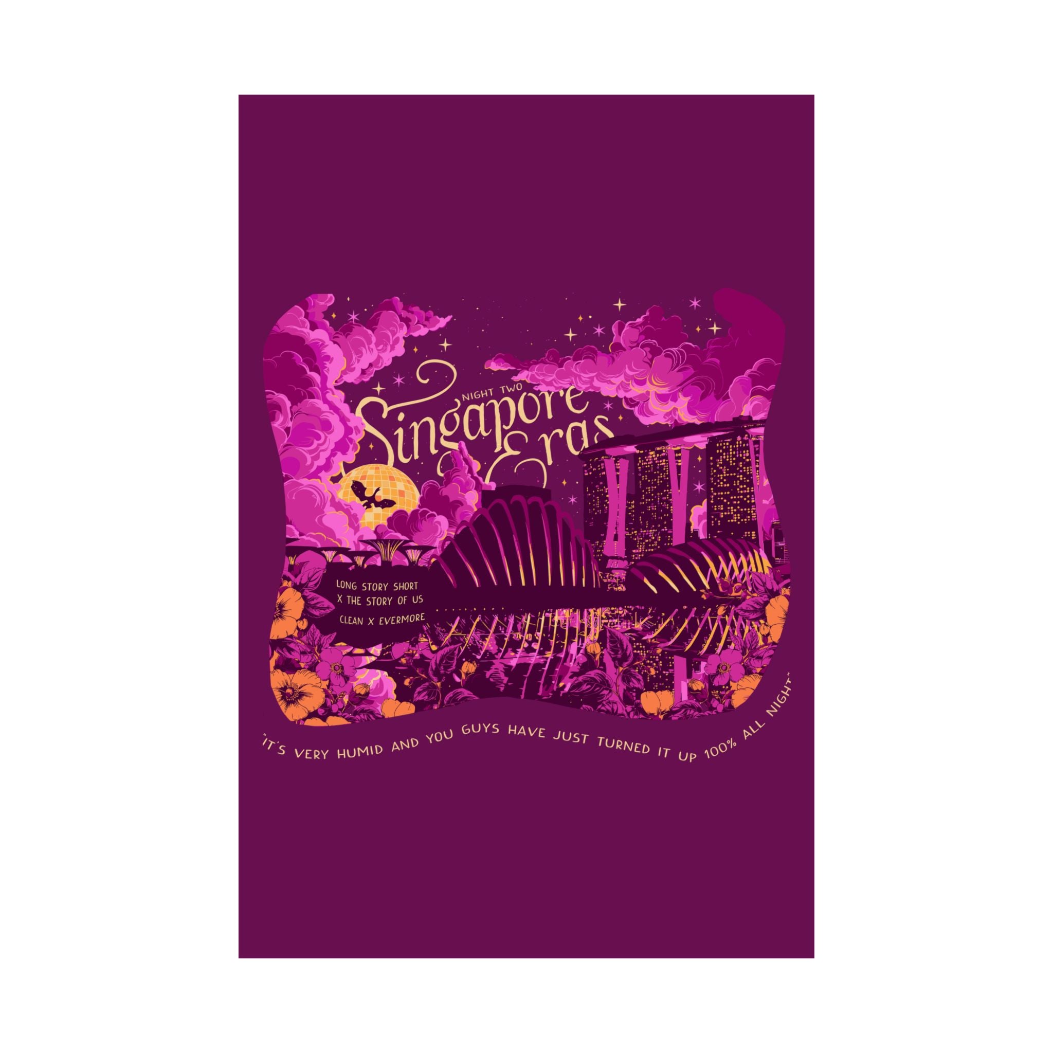 Berry Night Two Singapore Eras Poster