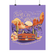 Purple Night Two Sedona Drive Eraszona Tour Poster
