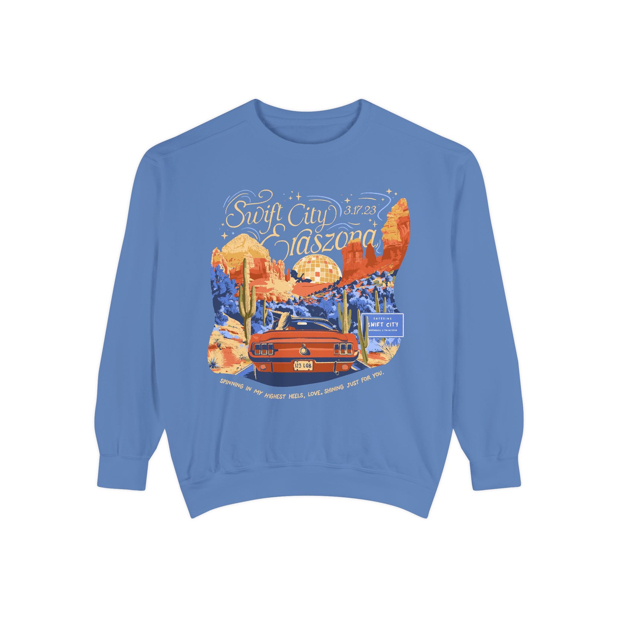 Night One Sedona Drive Eraszona Tour Crewneck