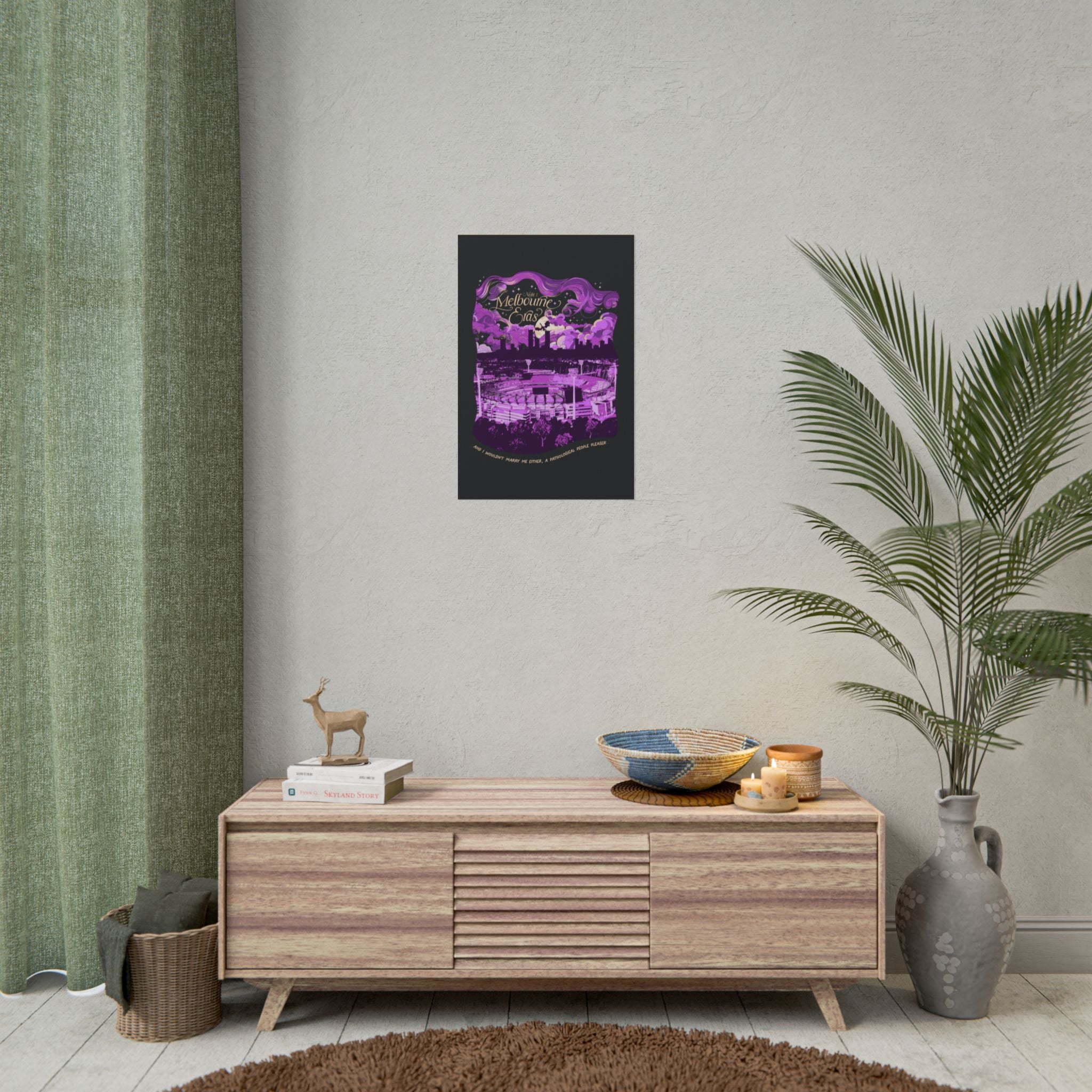 Black Night One Melbourne Eras Tour Poster