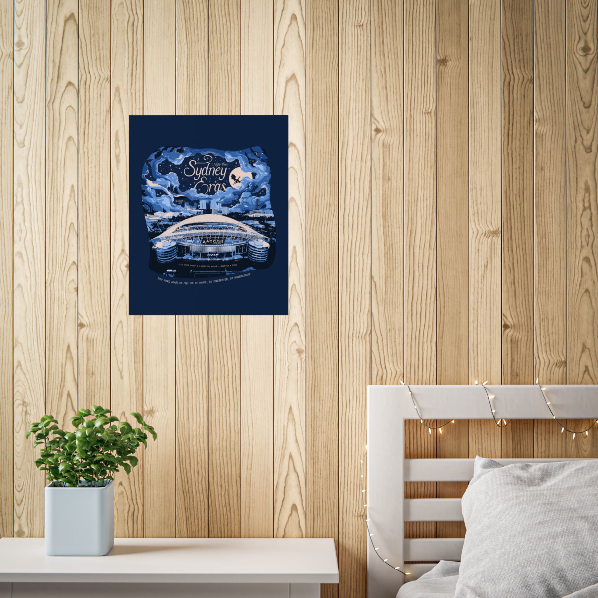 Navy Night Three Sydney Eras Tour Poster