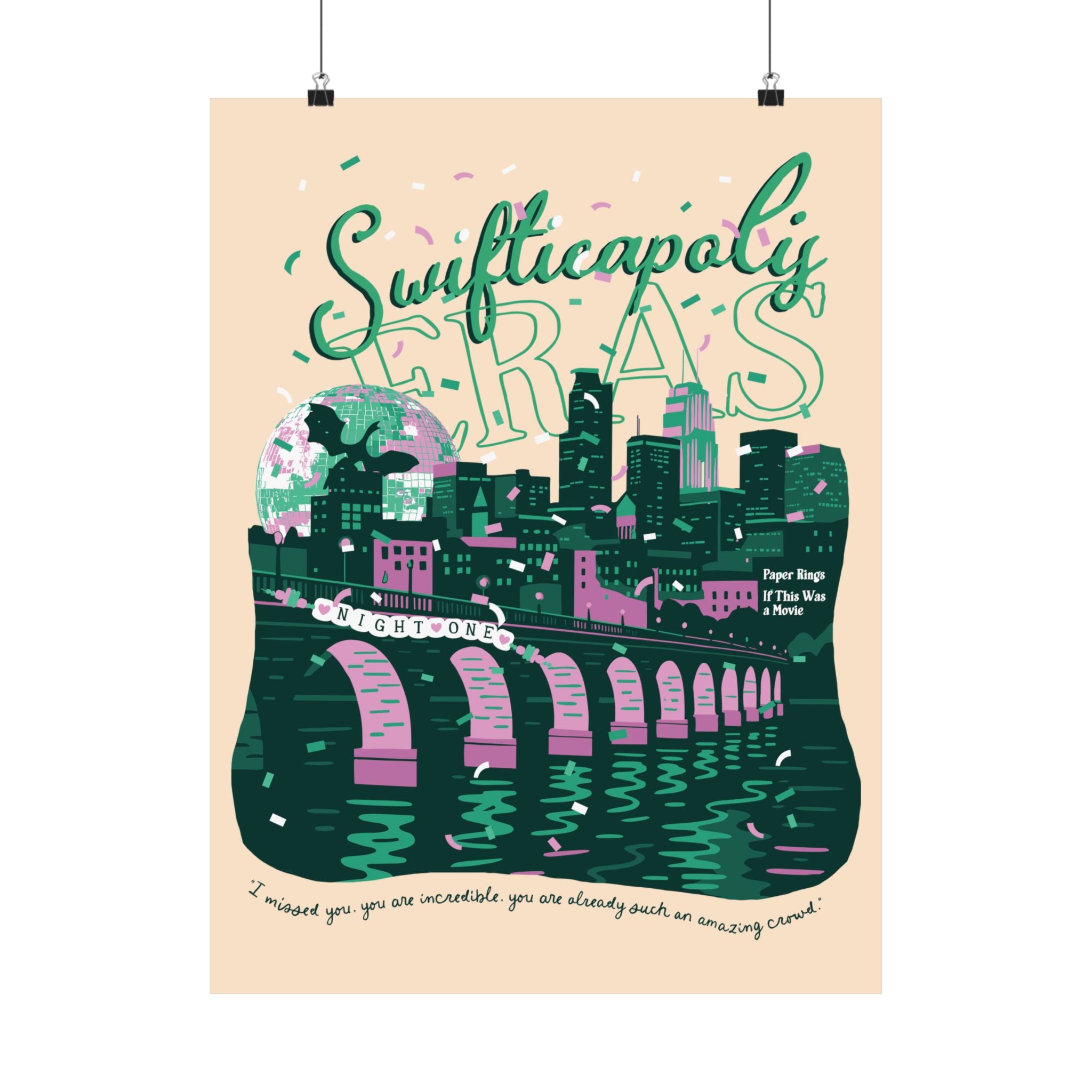Ivory Minneapolis Eras Night One Poster