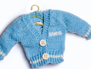 Knit Cardigan Ornaments