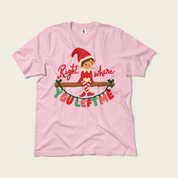 Right Where You Left Me Tee in Blossom