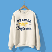 Brewed Different Milwaukee Crewneck in White