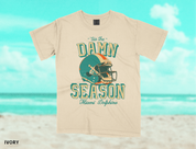Miami Football 'Tis the Season Tee in Ivory