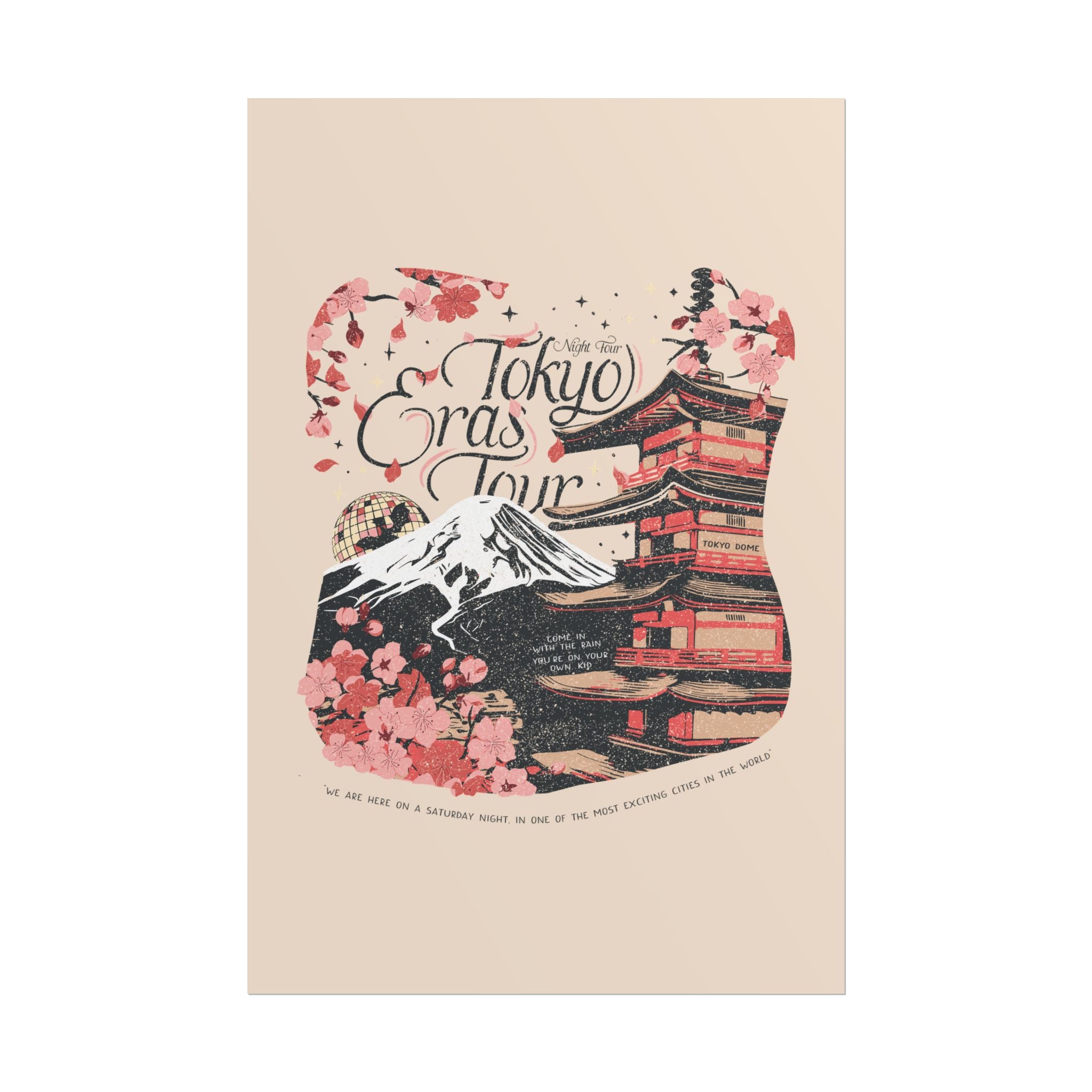 Ivory Night Four Tokyo Eras Poster