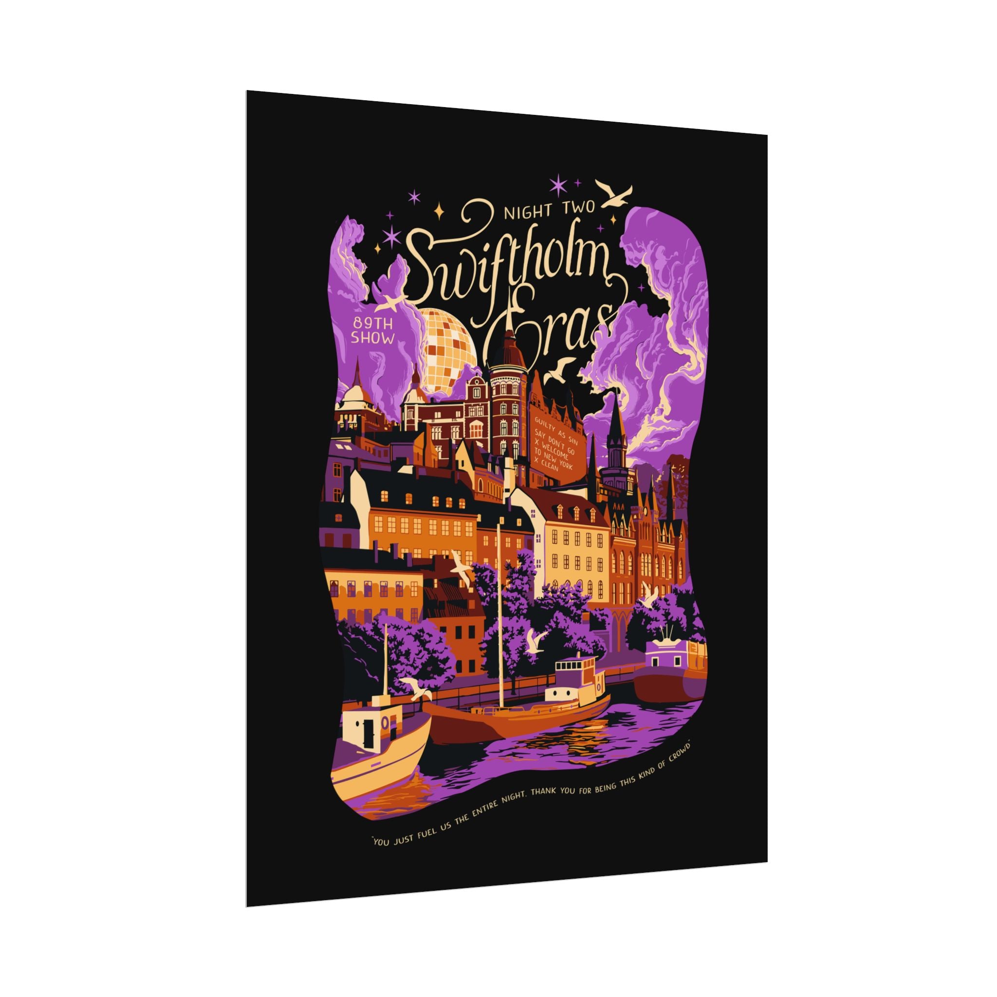 Black Night Two Swiftholm Eras Poster