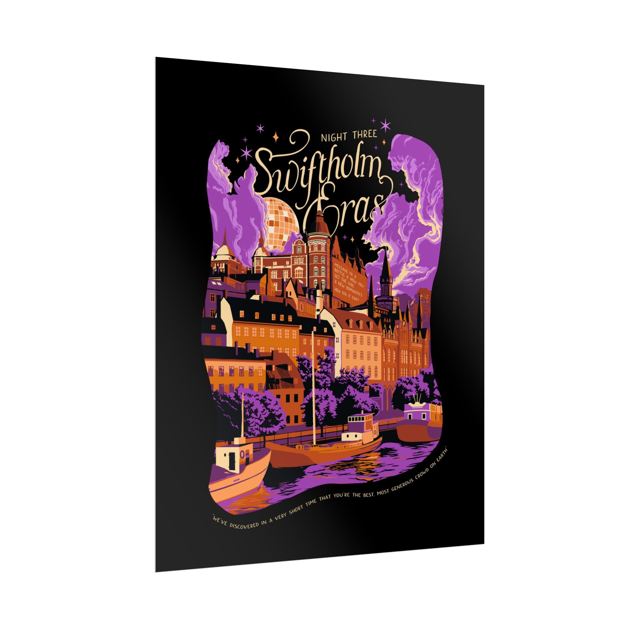 Black Night Three Swiftholm Eras Poster