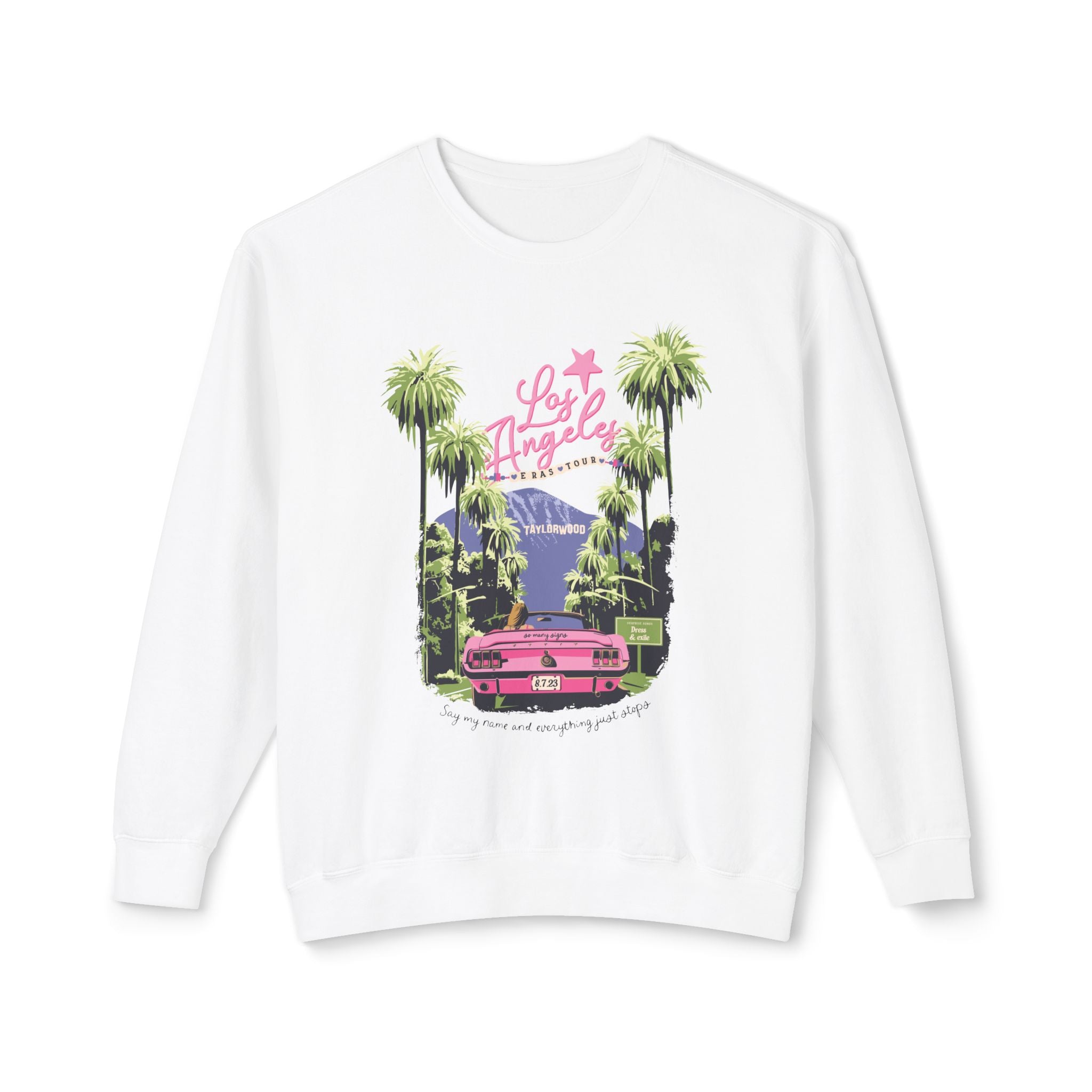 Los Angeles Eras Night Four Taylorwood Lightweight Crewneck