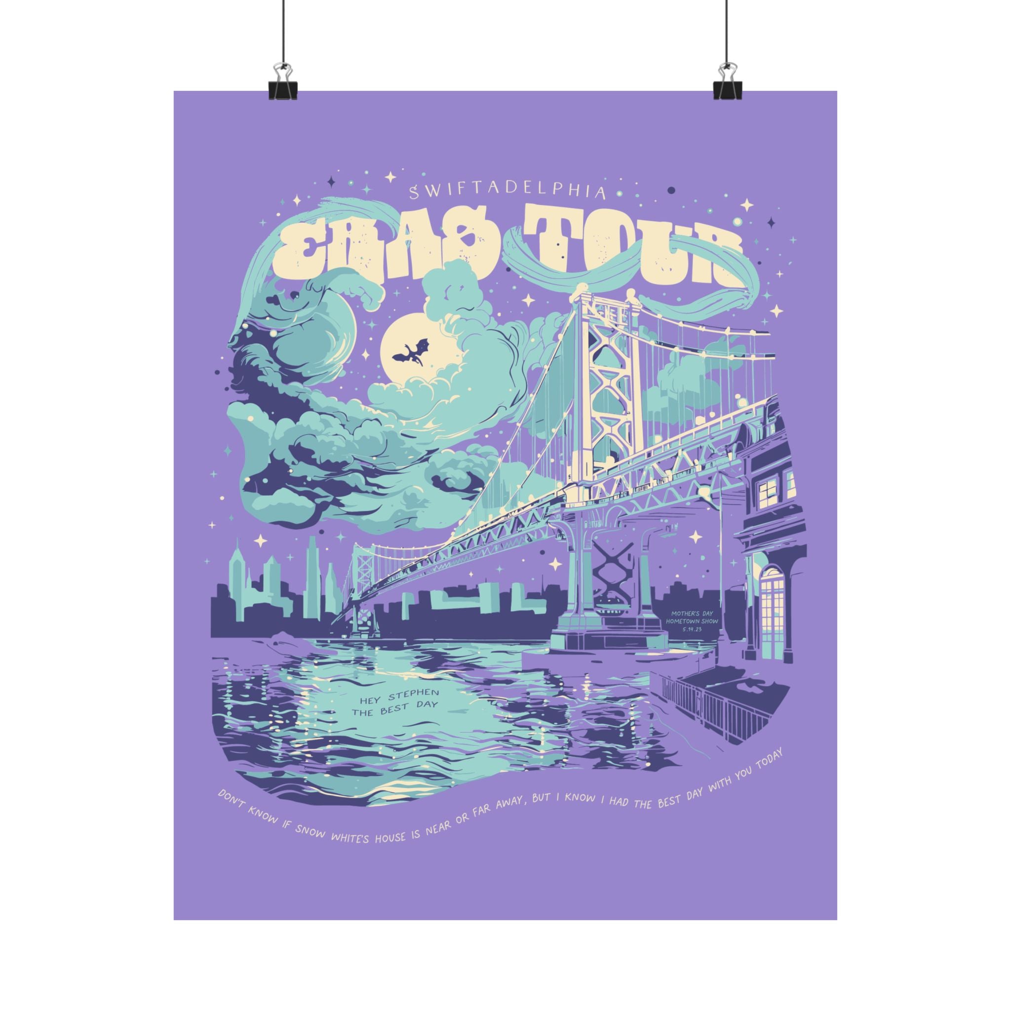 Violet Night Three Swiftadelphia Poster
