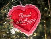 Embroidered Sweet Nothings Ornament