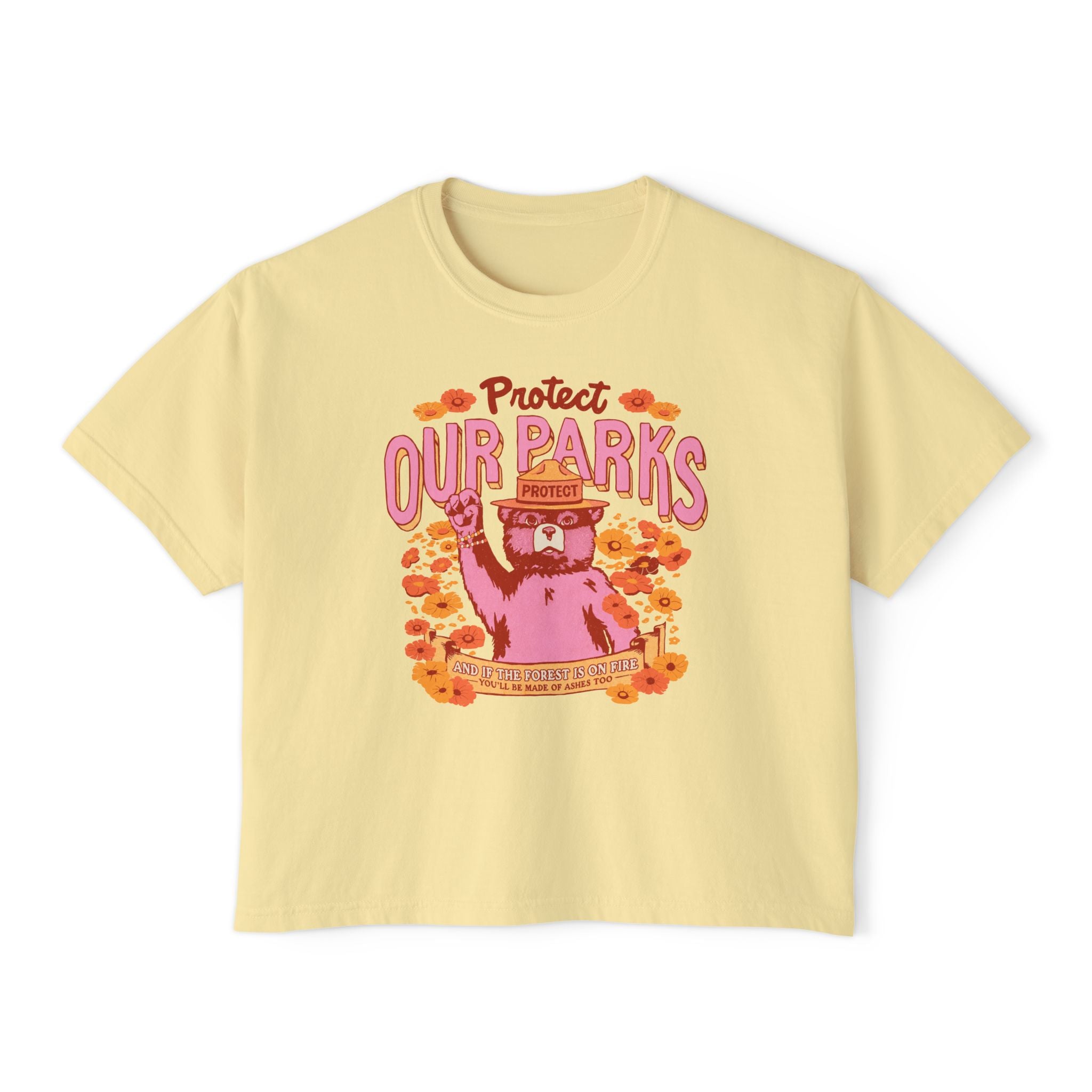 Bear & Poppies Crop Top