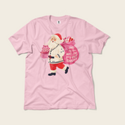 Bejeweled Santa Tee in Blossom