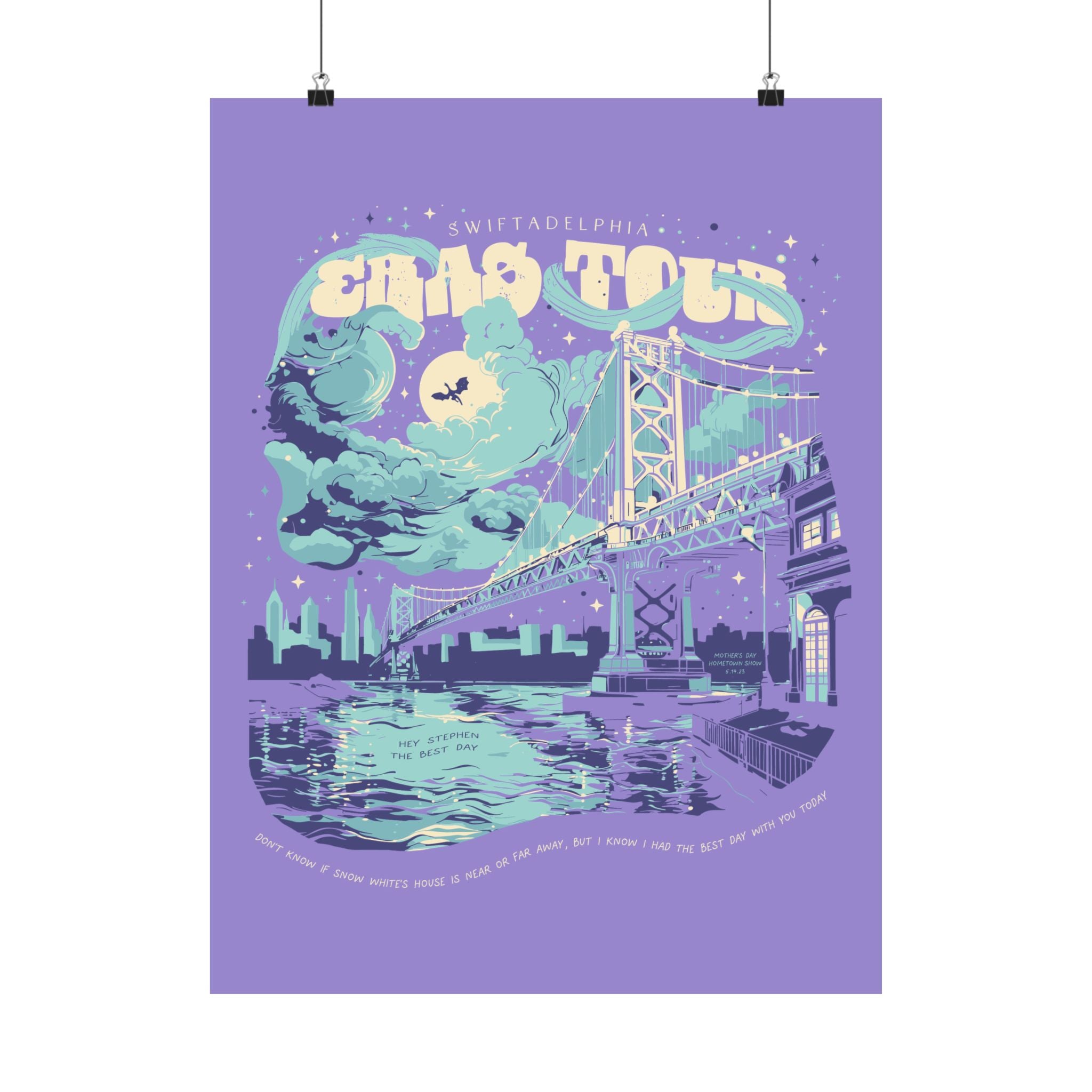 Violet Night Three Swiftadelphia Poster