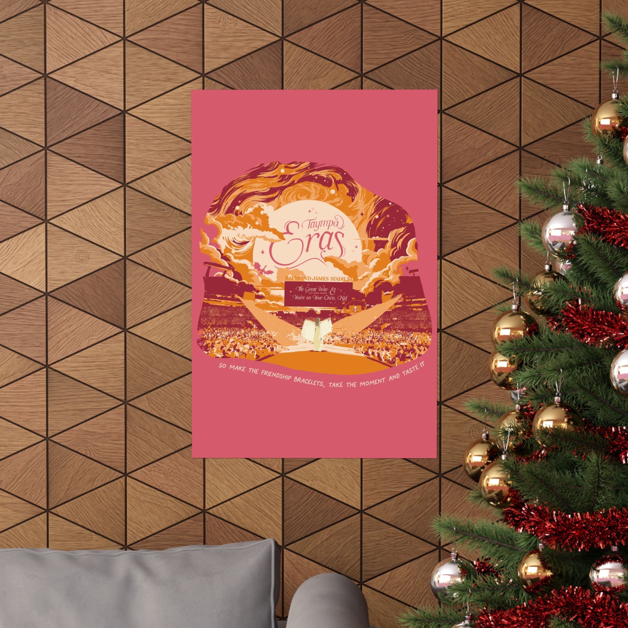 Pink Night Two Tampa Eras Tour Poster