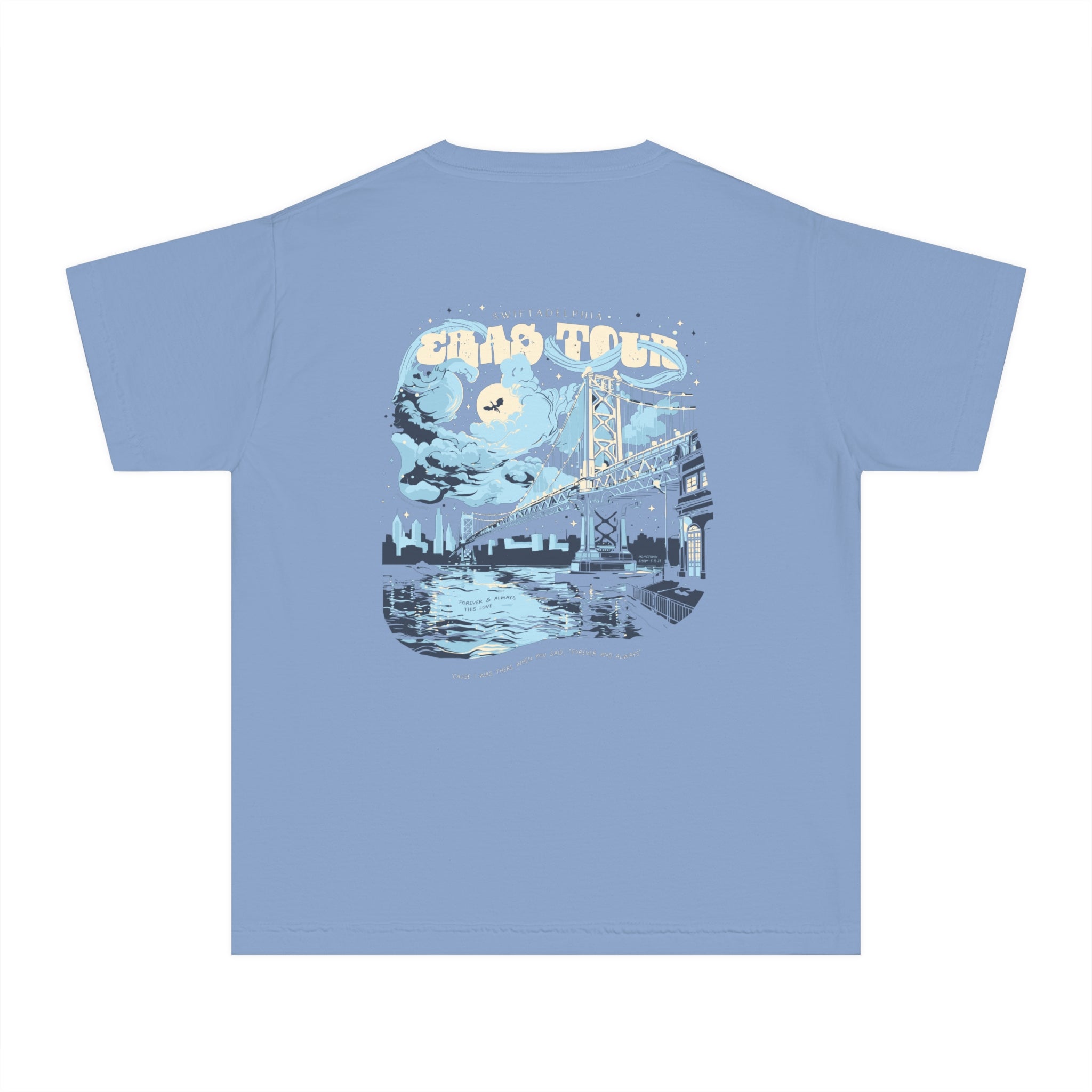 Night Two Swiftadelphia Skyline Eras Tour Kid's Tee