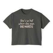 Big Words Crop Top