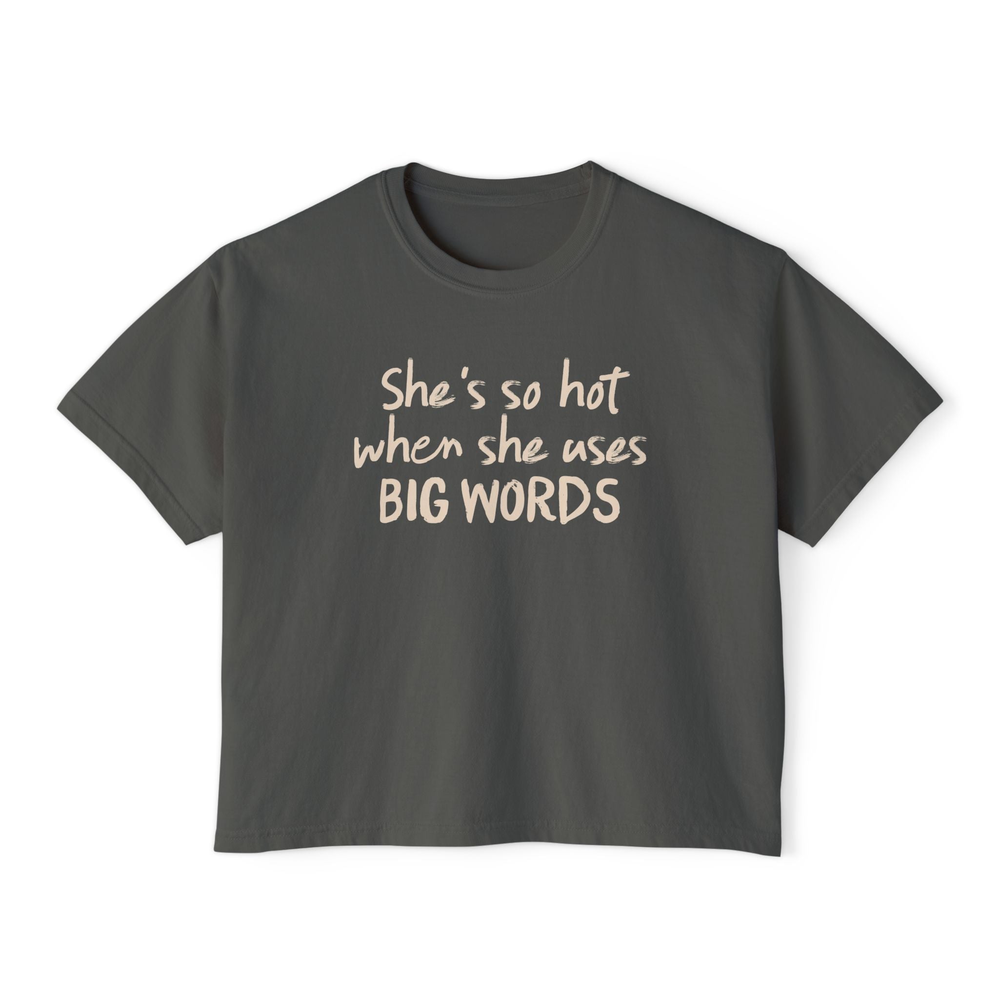 Big Words Crop Top