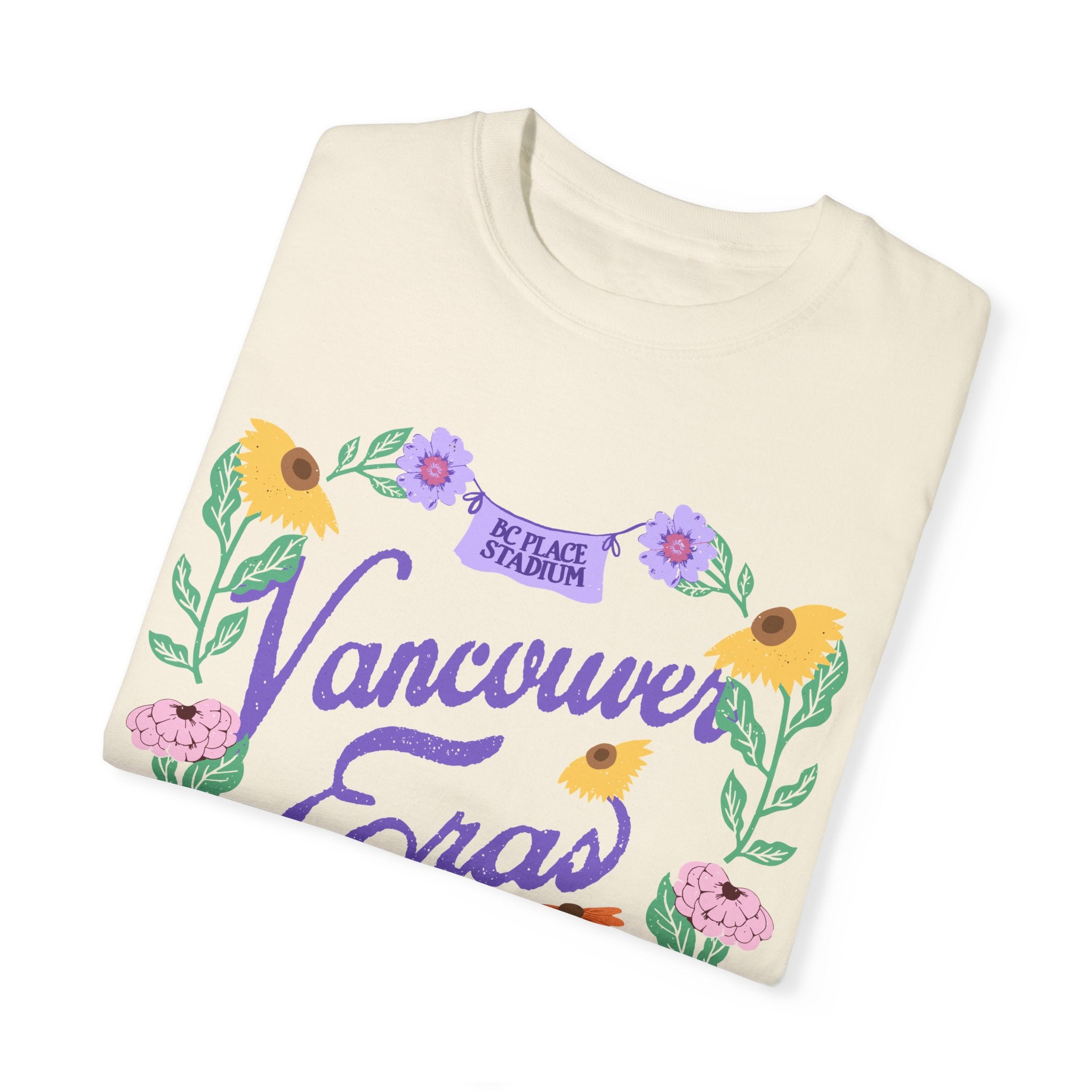 Vancouver Eras Tour Floral Surprise Song Piano Comfort Colors Tee