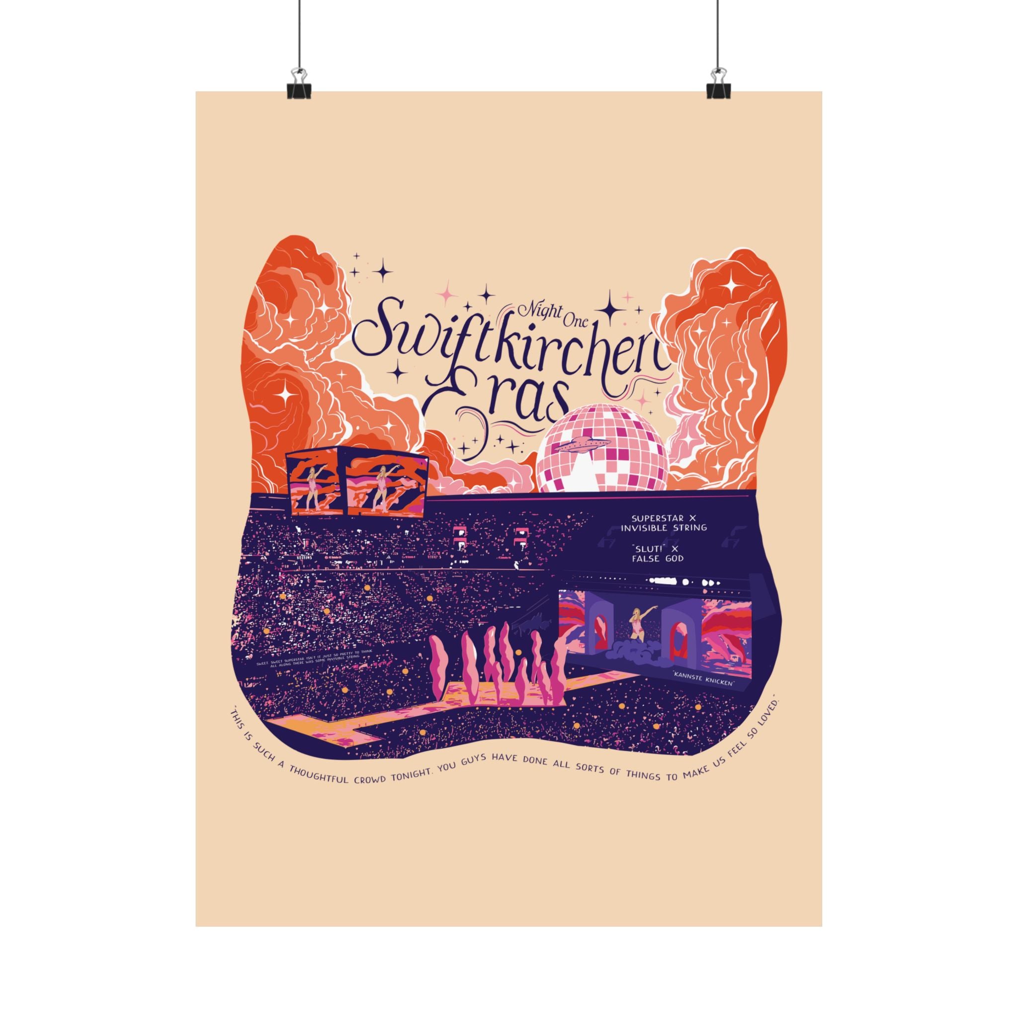 Ivory Gelsenkirchen Eras Night One Poster