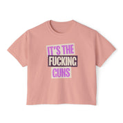 It's The Guns Crop Top