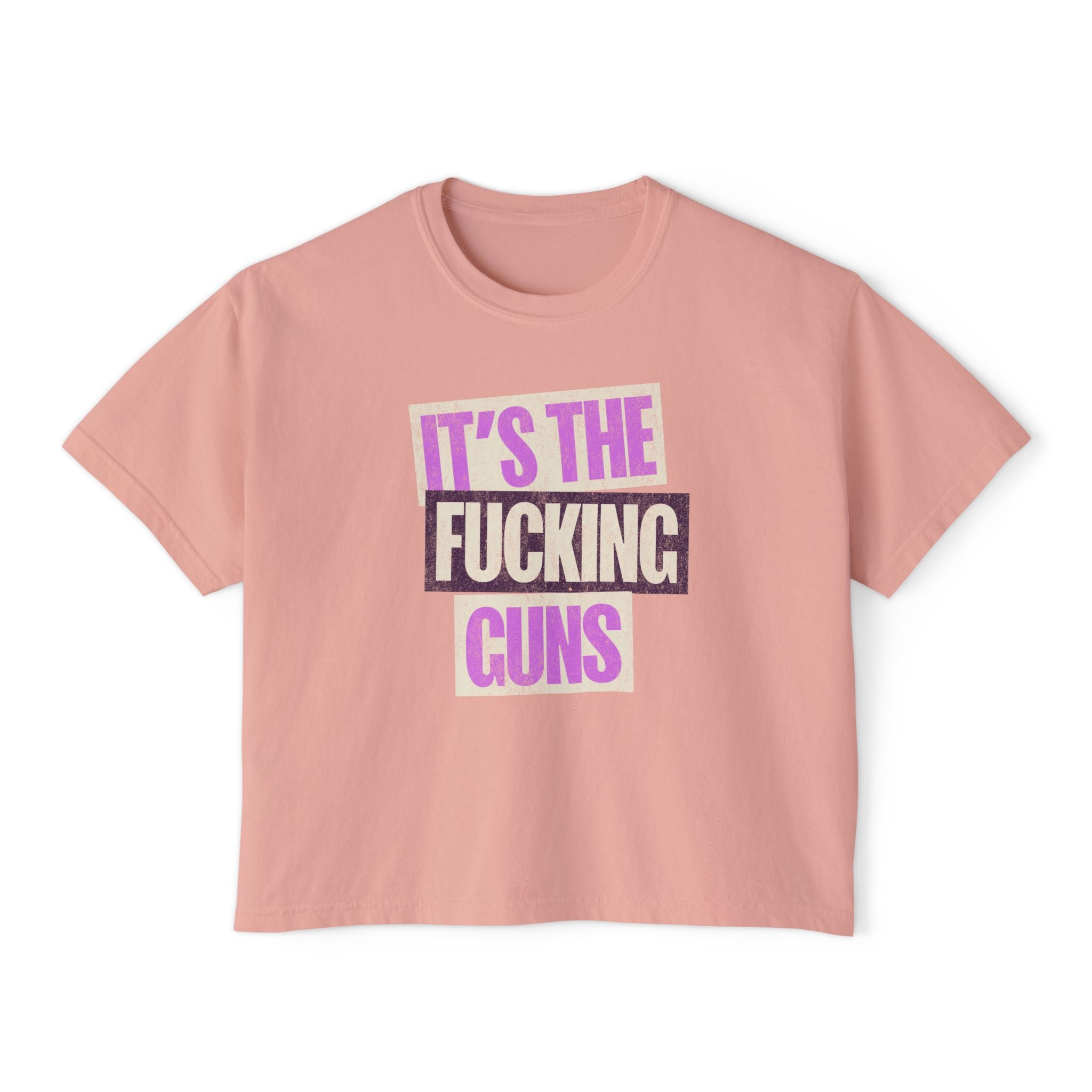 It's The Guns Crop Top