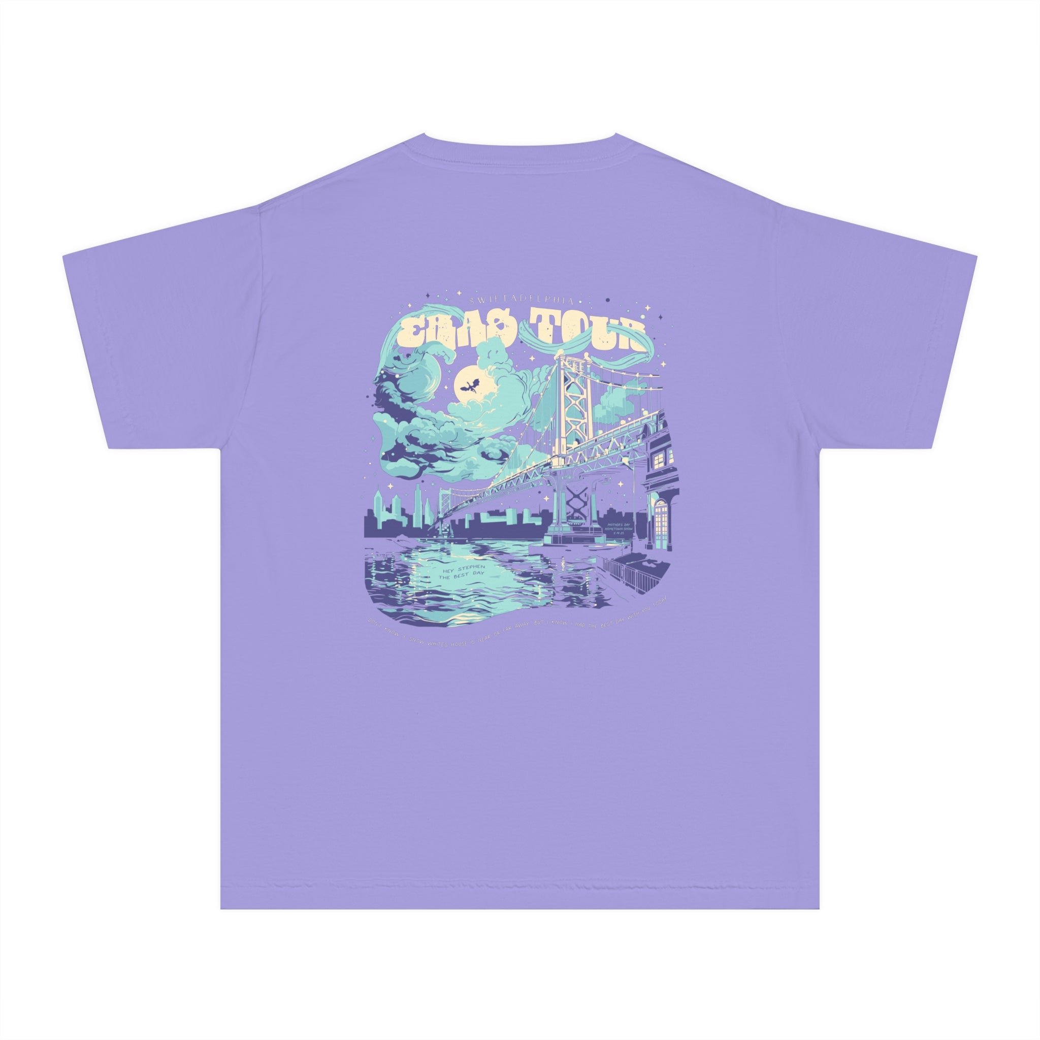 Night Three Swiftadelphia Skyline Eras Tour Kid's Tee